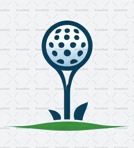Golftee und Ball